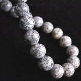 Japanese Natural Angel Snow Lite 8mm Bead Bracelet 18.5g (ID:81287)