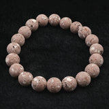 Japanese Natural Red Io Stone 10mm Bead Bracelet 22.1g (ID:81475)