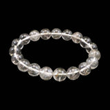 Japanese Natural Quartz 10mm Bead Bracelet 28.1g (ID:82700)