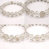 Japanese Natural Quartz 10mm Bead Bracelet 28.1g (ID:82700)