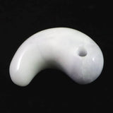 Natural Itoigawa Jadeite Lavender 30mm Magatama 12.4g with Certificate (ID:82788)