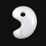 Japanese Natural Agate 20mm Magatama 3.4g (ID:82928)