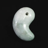 Natural Itoigawa Jadeite Light Green 30mm Magatama 12.23g with Certificate (ID:83445)