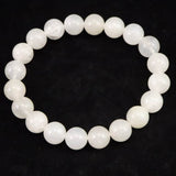 Japanese Natural Gray Quartz 10mm Bead Bracelet 29.1g (ID:83501)