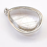 Japanese Natural Rutilated Quartz 32mm Drop Pendanttop 15.7g (ID:84000)