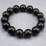Japanese Natural Obsidian 14mm Bead Bracelet 53.7g (ID:84446)