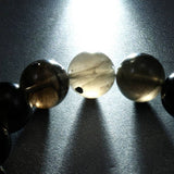 Japanese Natural Obsidian 14mm Bead Bracelet 53.7g (ID:84446)