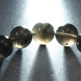 Japanese Natural Obsidian 14mm Bead Bracelet 53.7g (ID:84446)