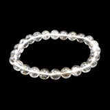 Japanese Natural Quartz 8mm Bead Bracelet 17.2g (ID:84863)