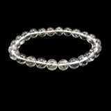 Japanese Natural Quartz 8mm Bead Bracelet 17.2g (ID:84863)