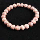 Japanese Natural Red Tosa Sakura 8mm Bead Bracelet 16.9g (ID:85408)