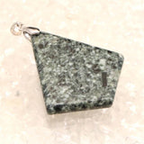 Japanese Natural Tono Amphibolite Fan Shape Pendanttop 9.8g (ID:85837)