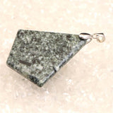 Japanese Natural Tono Amphibolite Fan Shape Pendanttop 9.8g (ID:85837)