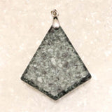 Japanese Natural Tono Amphibolite Fan Shape Pendanttop 9.8g (ID:85837)