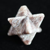 Japanese Natural Arknite Jasper 22mm Star Polyhedron 4.76g (ID:85917)