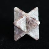 Japanese Natural Arknite Jasper 22mm Star Polyhedron 4.76g (ID:85917)