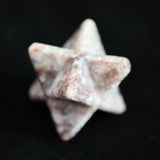 Japanese Natural Arknite Jasper 22mm Star Polyhedron 4.76g (ID:85917)