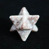 Japanese Natural Arknite Jasper 22mm Star Polyhedron 4.76g (ID:85917)