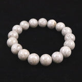 Japanese Natural Ninigi Quartz 12mm Bead Bracelet 41.3g (ID:86221)