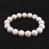 Japanese Natural Ninigi Quartz 12mm Bead Bracelet 41.3g (ID:86221)