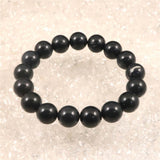 Japanese Natural Kamuikotan Stone Blue 12mm Bead Bracelet 43.5g (ID:86259)