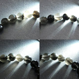 Japanese Natural Obsidian 7.5mm Bead Bracelet 13.6g (ID:86392)
