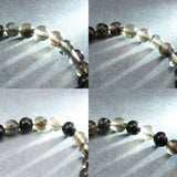 Japanese Natural Obsidian 8.5mm Bead Bracelet 17.6g (ID:86614)