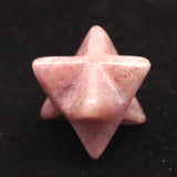 Japanese Natural Rhodonite 22mm Star Polyhedron 5.2g (ID:86672)