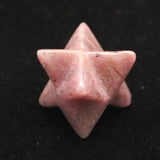 Japanese Natural Rhodonite 22mm Star Polyhedron 5.2g (ID:86672)