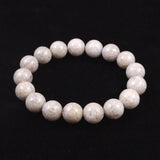 Japanese Natural Ninigi Quartz 12mm Bead Bracelet 41.6g (ID:87013)