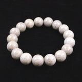 Japanese Natural Ninigi Quartz 12mm Bead Bracelet 41.6g (ID:87013)