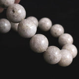Japanese Natural Ninigi Quartz 12mm Bead Bracelet 41.6g (ID:87013)