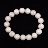 Japanese Natural Ninigi Quartz 12mm Bead Bracelet 41.6g (ID:87013)