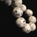 Japanese Natural Ise Granite 12mm Bead Bracelet 41.9g (ID:87927)