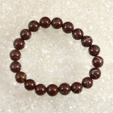 Japanese Natural Akadama Jasper 10mm Bead Bracelet 30.8g (ID:88073)