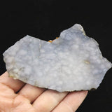 Japanese Natural Blue Chalcedony 92mm Rough Stone 39.5g (ID:88127)