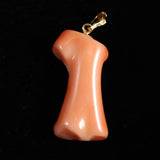 Japanese Natural Gem Coral Pendanttop 2.87g (ID:88228)
