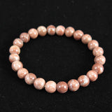 Japanese Natural Red Tosa Sakura 8mm Bead Bracelet 17.1g (ID:88408)