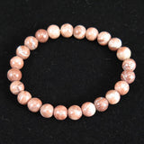 Japanese Natural Red Tosa Sakura 8mm Bead Bracelet 17.1g (ID:88408)