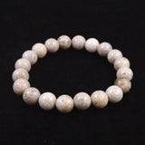 Japanese Natural Ninigi Quartz 10mm Bead Bracelet 28.3g (ID:89227)