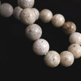 Japanese Natural Ninigi Quartz 10mm Bead Bracelet 28.3g (ID:89227)