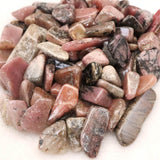 Japanese Natural Rhodonite Mineral Chips 100g (ID:89418)