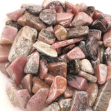 Japanese Natural Rhodonite Mineral Chips 100g (ID:89418)