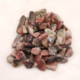 Japanese Natural Rhodonite Mineral Chips 100g (ID:89418)