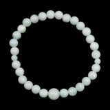 Natural Itoigawa Jadeite Light Green 6mm Bead Bracelet 11.8g with Certificate (ID:90337)