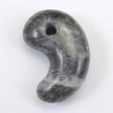 Japanese Natural Churaumi Chert 26mm Magatama 6.0g (ID:90696)