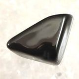 Japanese Natural Obsidian 12mm Polished Rough Stone 2.0g (ID:90788)