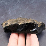 Japanese Natural Obsidian 100mm Rough Stone 161.9g (ID:90873)