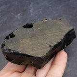 Japanese Natural Obsidian 100mm Rough Stone 161.9g (ID:90873)