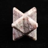 Japanese Natural Arknite Jasper 25.5mm Star Polyhedron 7.32g (ID:91471)